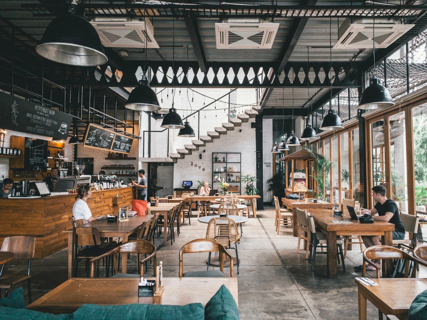 Ambiente de restaurante elegante